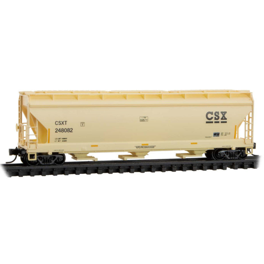 Micro-Trains N 09400930 3-Bay Covered Hopper, CSX #248082