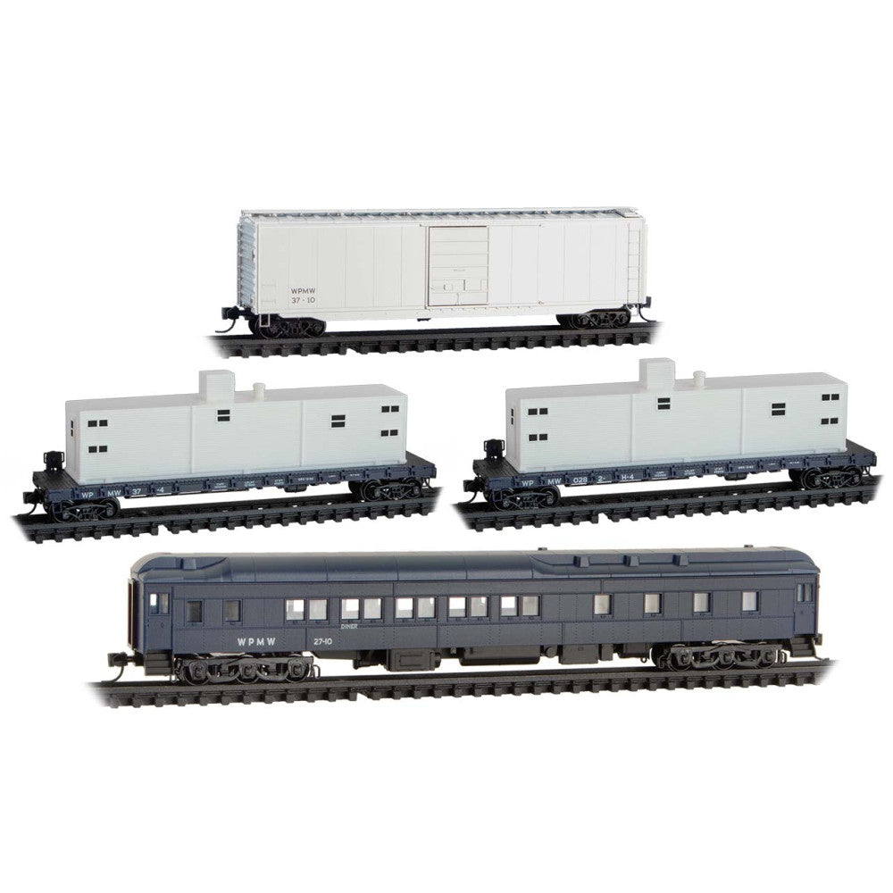 Micro-Trains N 983 02 275 MOW 4-Pack Western Pacific