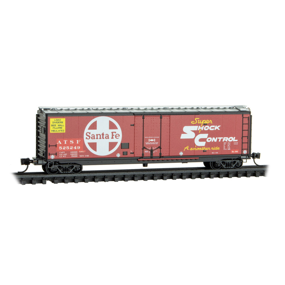Micro-Trains N 03200620 50' Standard Boxcar, Atchison Topeka & Santa Fe #525249