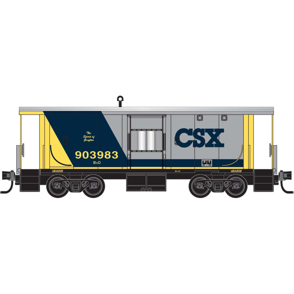 Micro-Trains N 13000310 31' Bay Window Caboose, CSX "The Spirit of Grafton" #903983