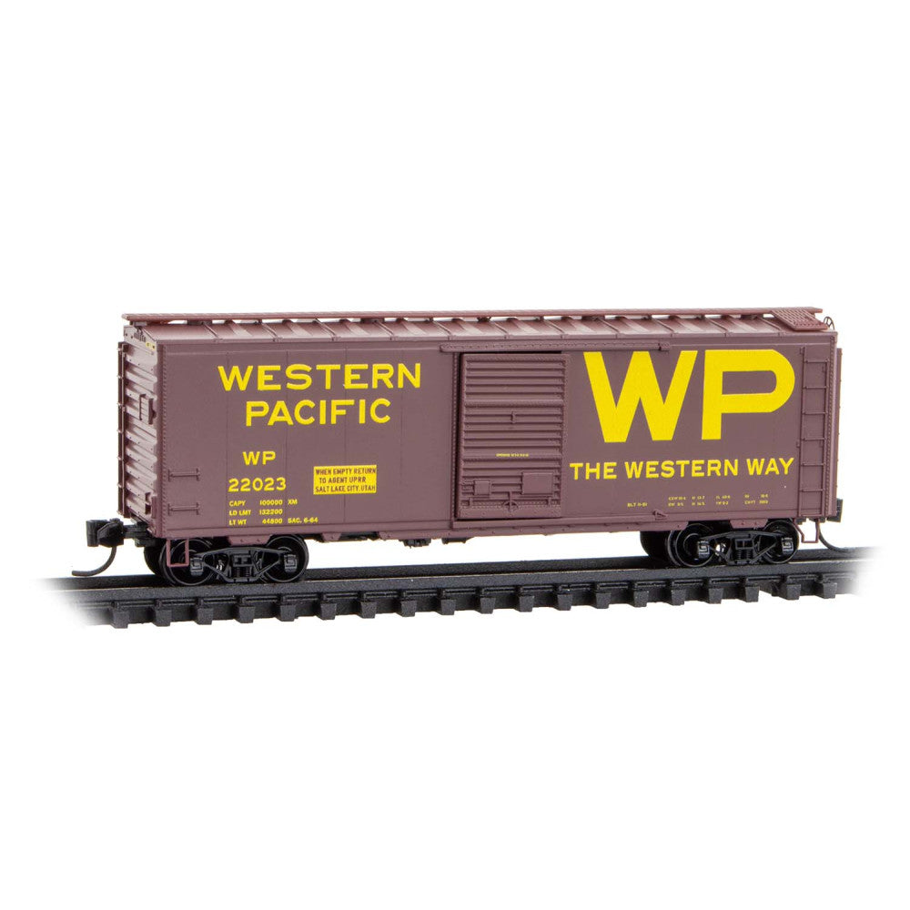 Micro-Trains N 02000517 40' Standard Boxcar, Western Pacific #22023