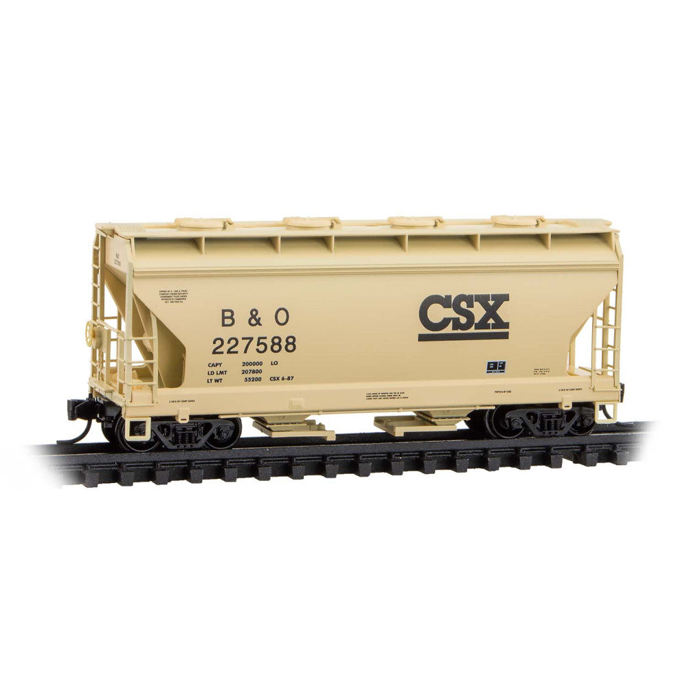 Micro-Trains N 09200640 2-Bay Covered Hopper, CSX #227588