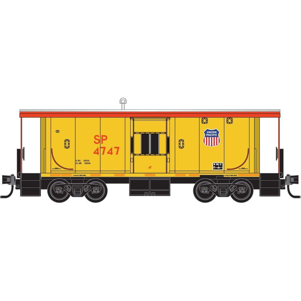 Micro-Trains N 13000320 31' Bay Window Caboose, Union Pacific ex-Southern Pacific #4747