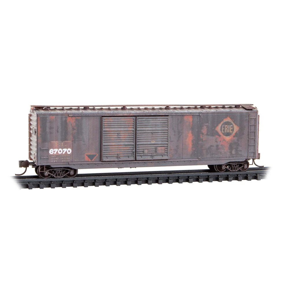 Micro-Trains N 03444500 Weathered 50' Standard Boxcar, Conrail ex-Lehigh Valley #67070