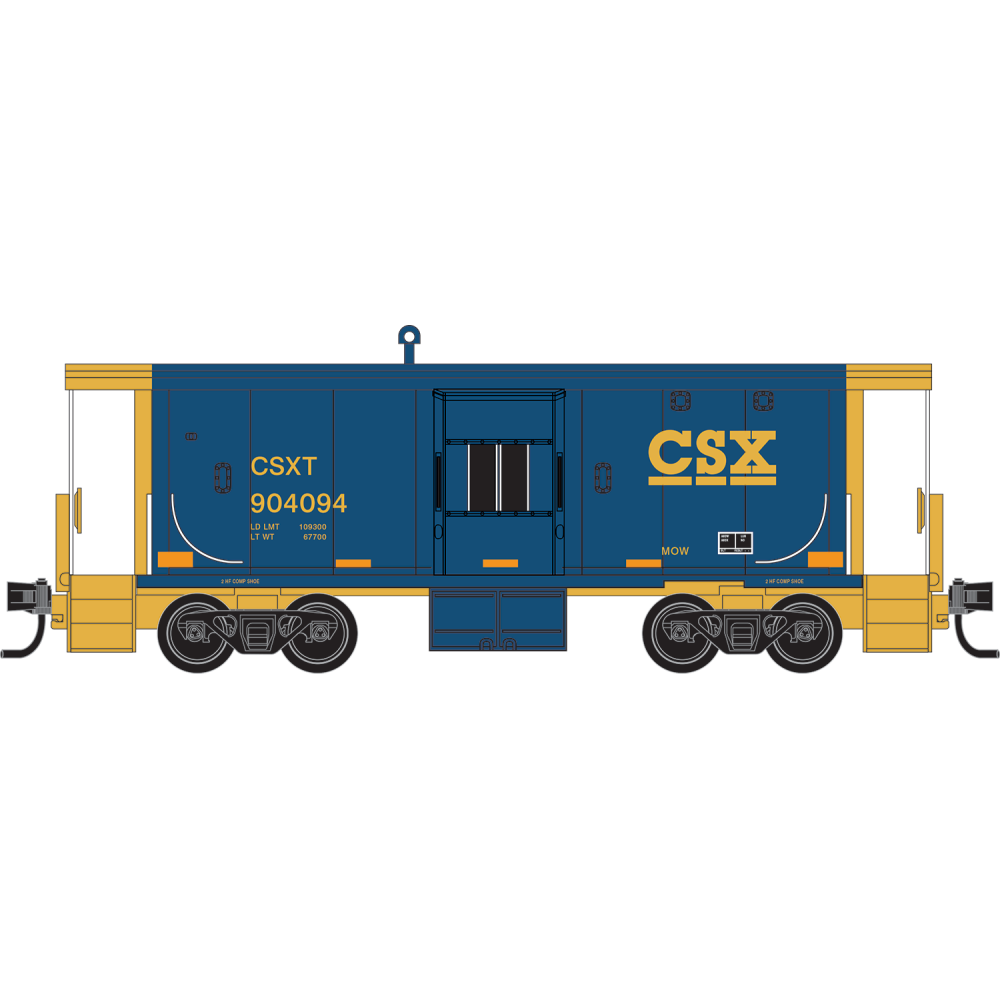 PREORDER Micro-Trains N 13000330 31' Bay Window Caboose, CSX #904094