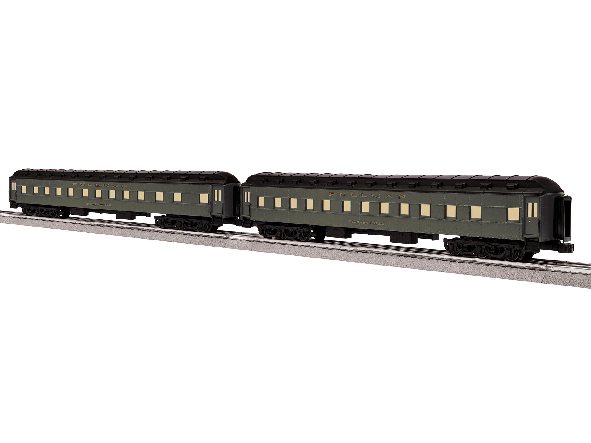 PREORDER Lionel O 2527600 Pullman 18" Passenger Car 20th Century Add-on Set 2, Pullman (2-Pack) | 539.99
