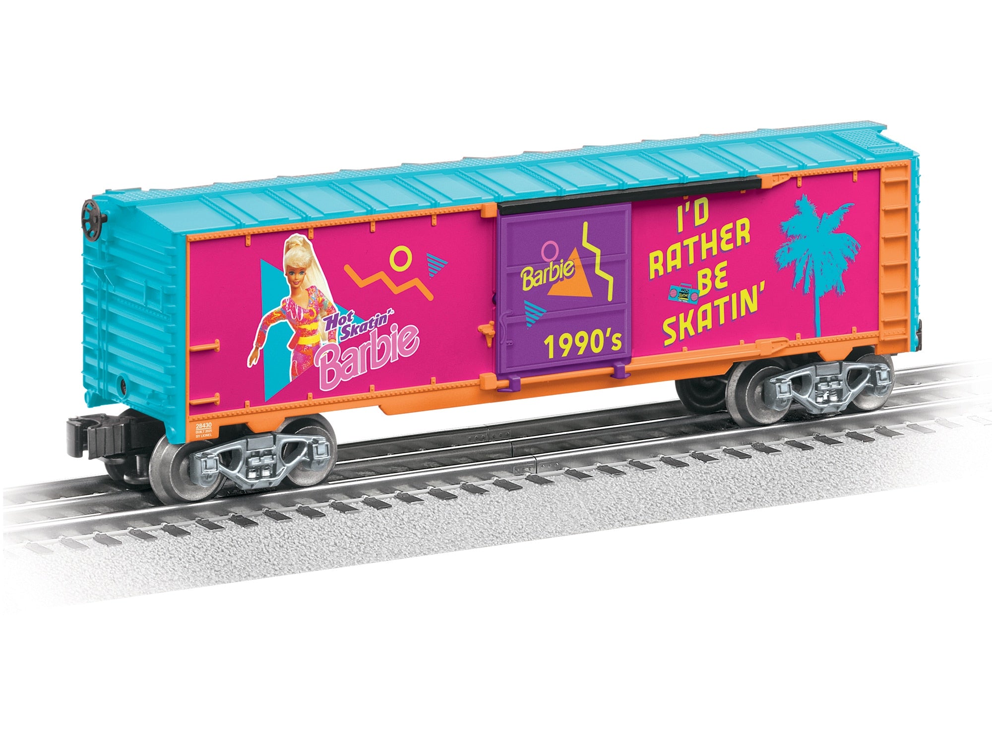 PREORDER Lionel O 2528470 Boxcar, Barbie 1990s | 89.99
