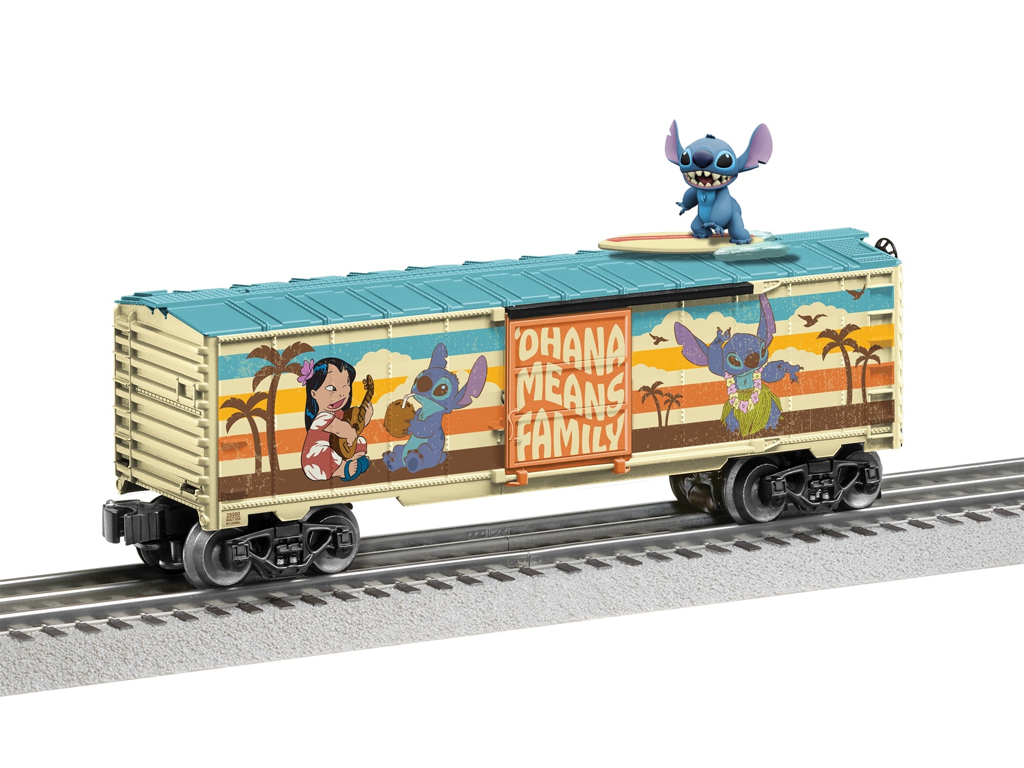 PREORDER Lionel O 2528580 Boxcar, Disney Surfing Stitch | 125.99