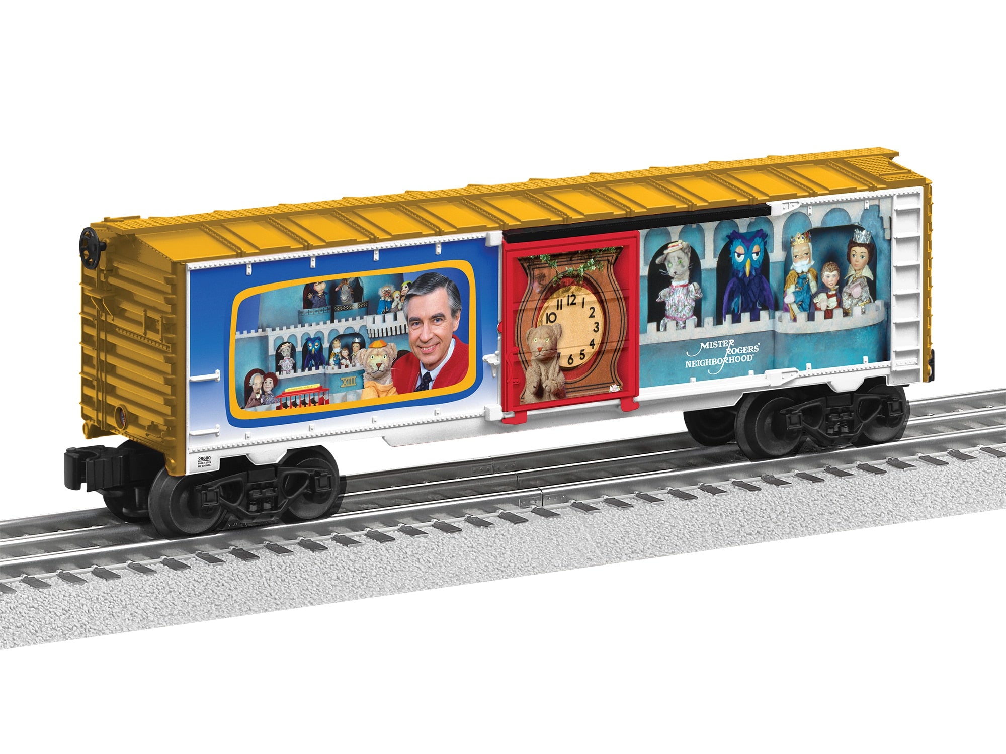 PREORDER Lionel O 2528600 Character Boxcar, Mister Rogers Neighborhood of Make Believe | 89.99