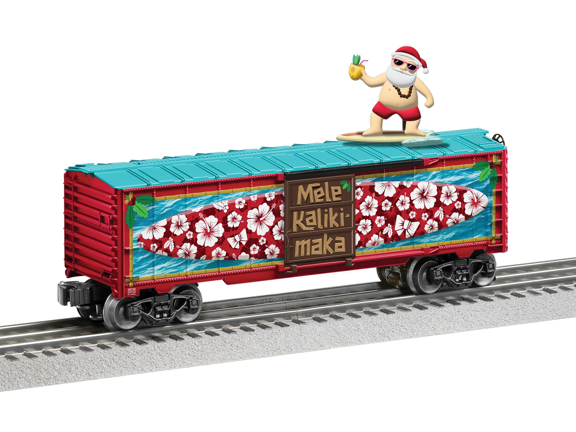 PREORDER Lionel O 2528720 Boxcar, Surfing Santa | 125.99