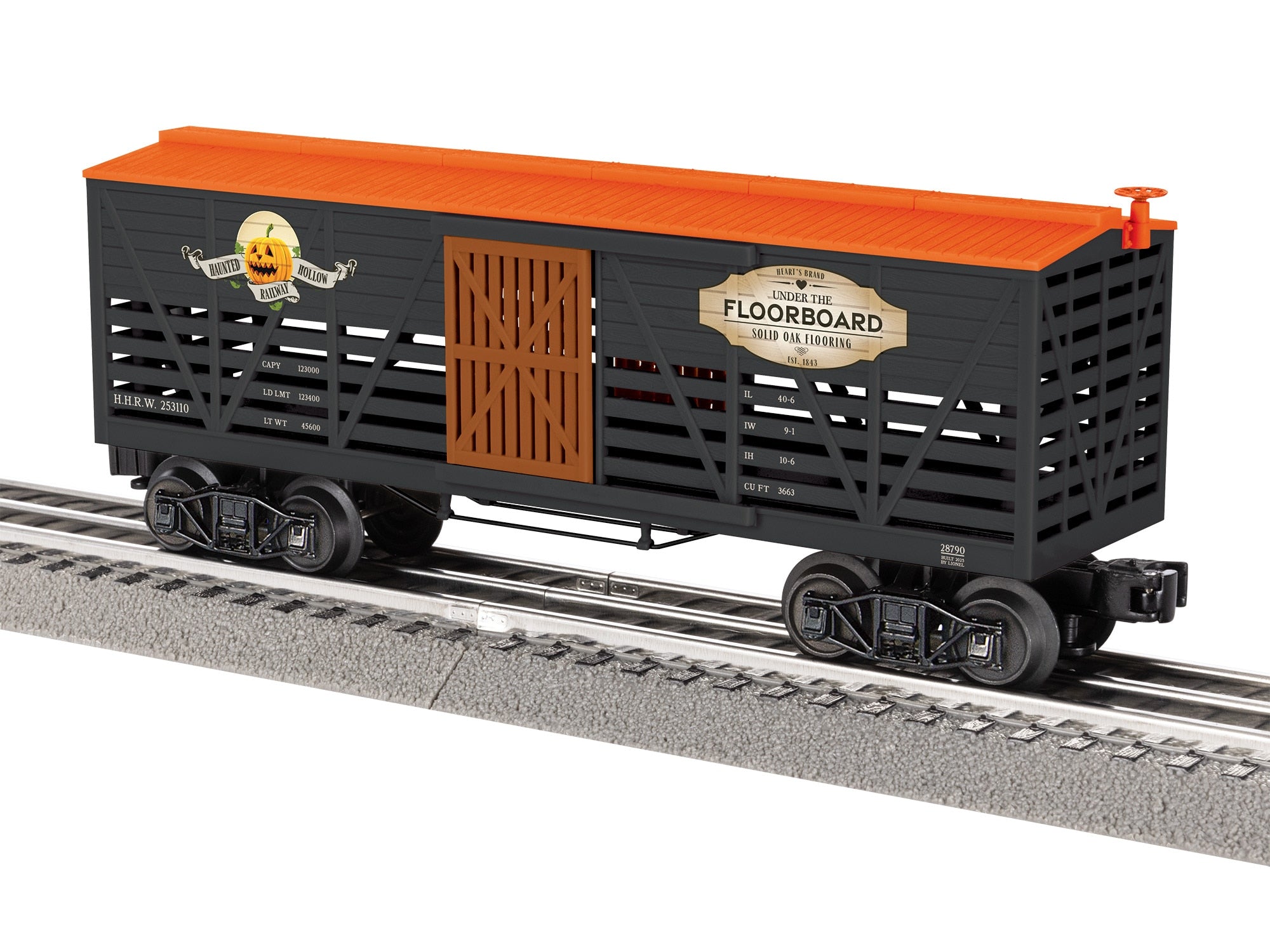 PREORDER Lionel O 2528790 Stock Car, Haunted Hollow Hearts Brand #253110 | 71.99