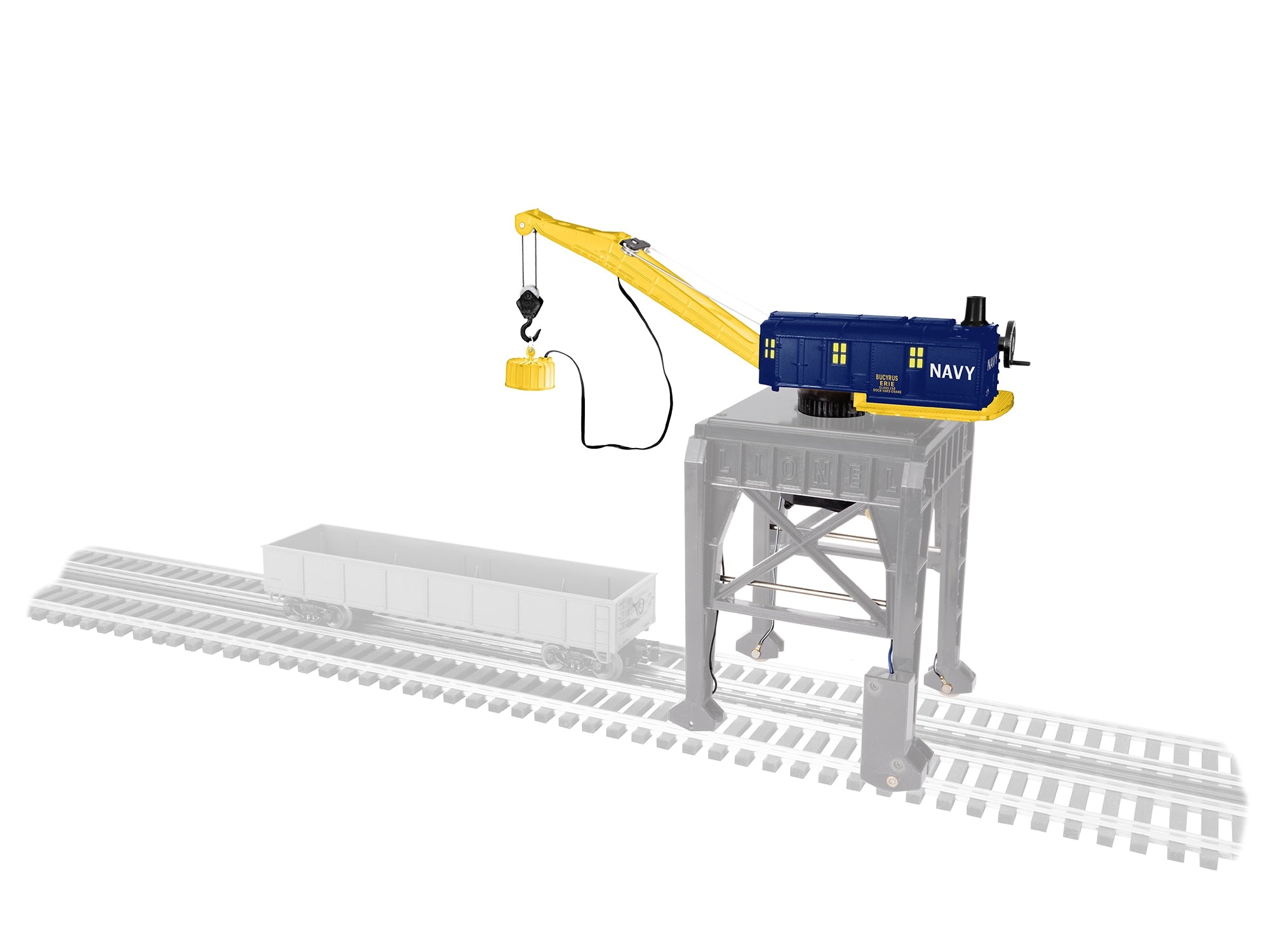 PREORDER Lionel O 2529020 Command Control Gantry Crane, US Navy #101794 | 404.99