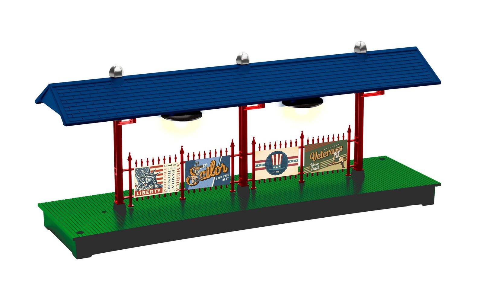 PREORDER Lionel O 2529110 Lighted Station Platform, American WWII | 49.49