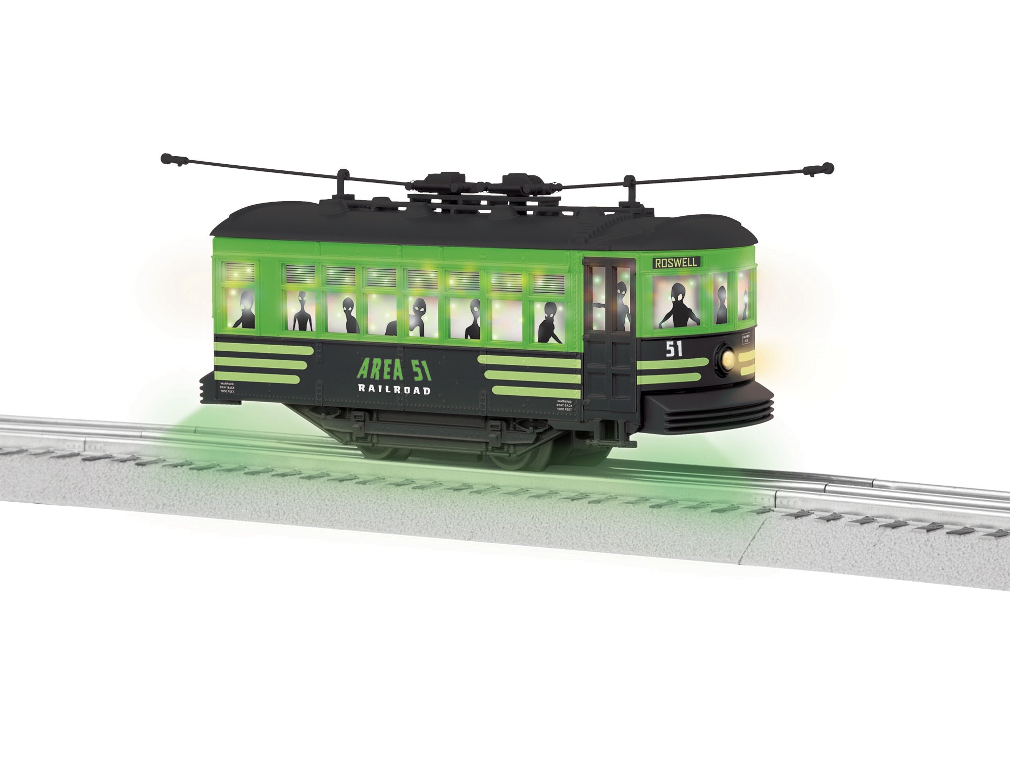 PREORDER Lionel O 2535070 Trolley, Area 51 | 143.99