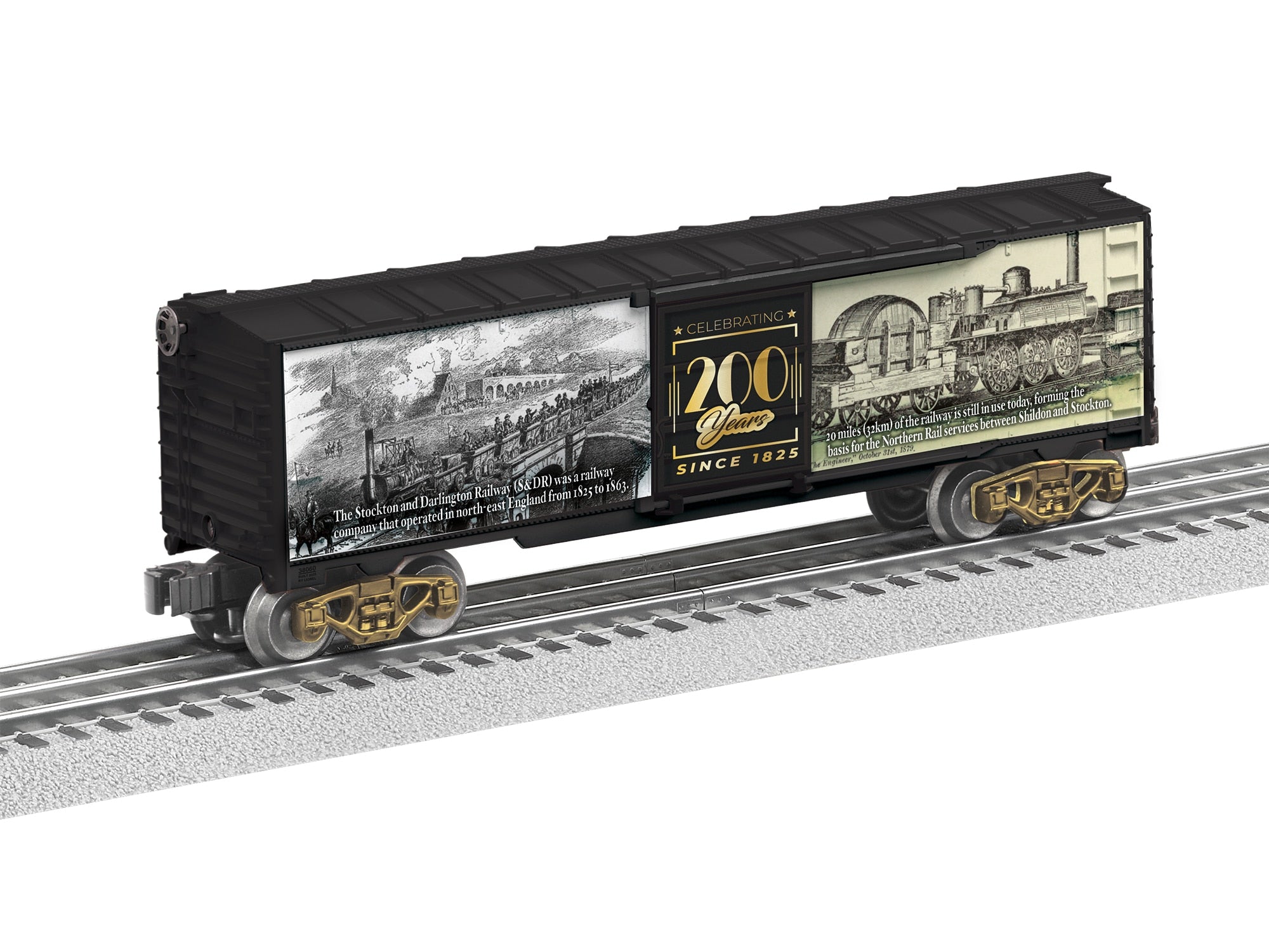 PREORDER Lionel O 2538050 Boxcar, Stockton & Darlington 200th Anniversary | 89.99