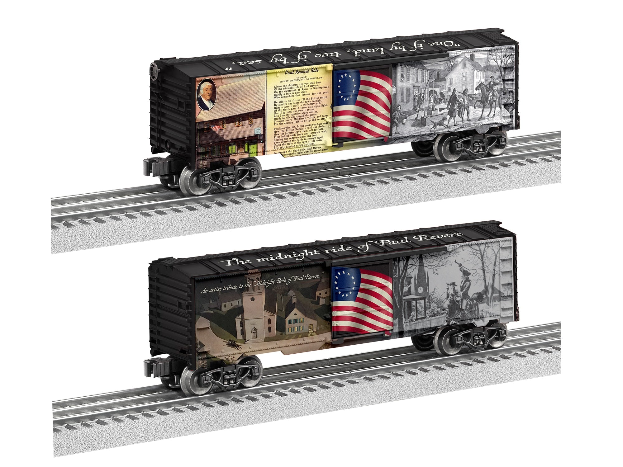 PREORDER Lionel O 2538150 Boxcar, Paul Reveres Midnight Ride 250th Anniversary | 98.99
