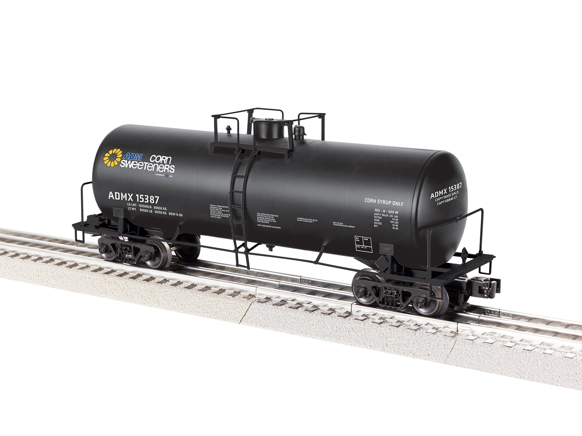 PREORDER Lionel O 2542361 40' Tank Car, Archer-Daniels-Midland #15387 | 80.99