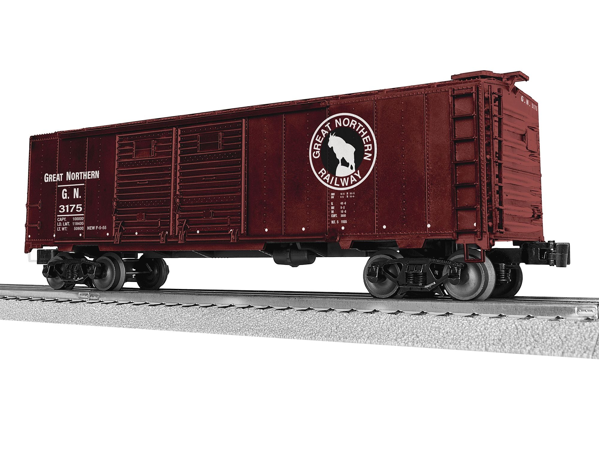 Lionel O 2542432 40' Double Door Boxcar, Great Northern #3175 | 76.49