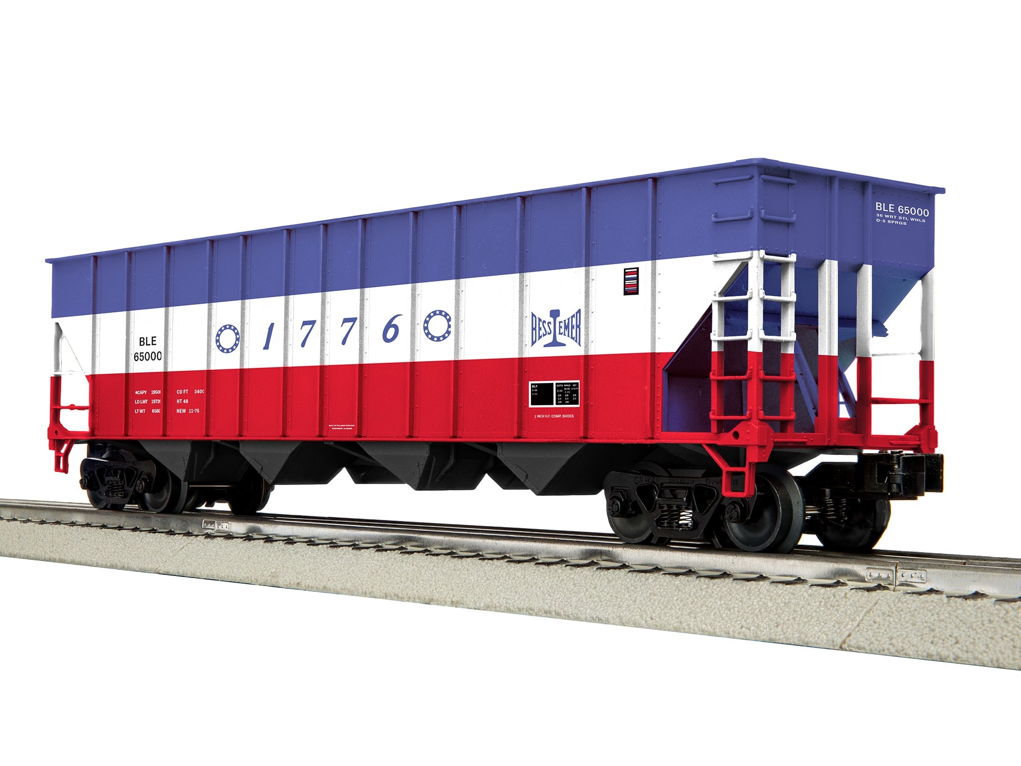 PREORDER Lionel O 2542509 4 Bay Hopper, Bessemer & Lake Erie #65000 | 80.99