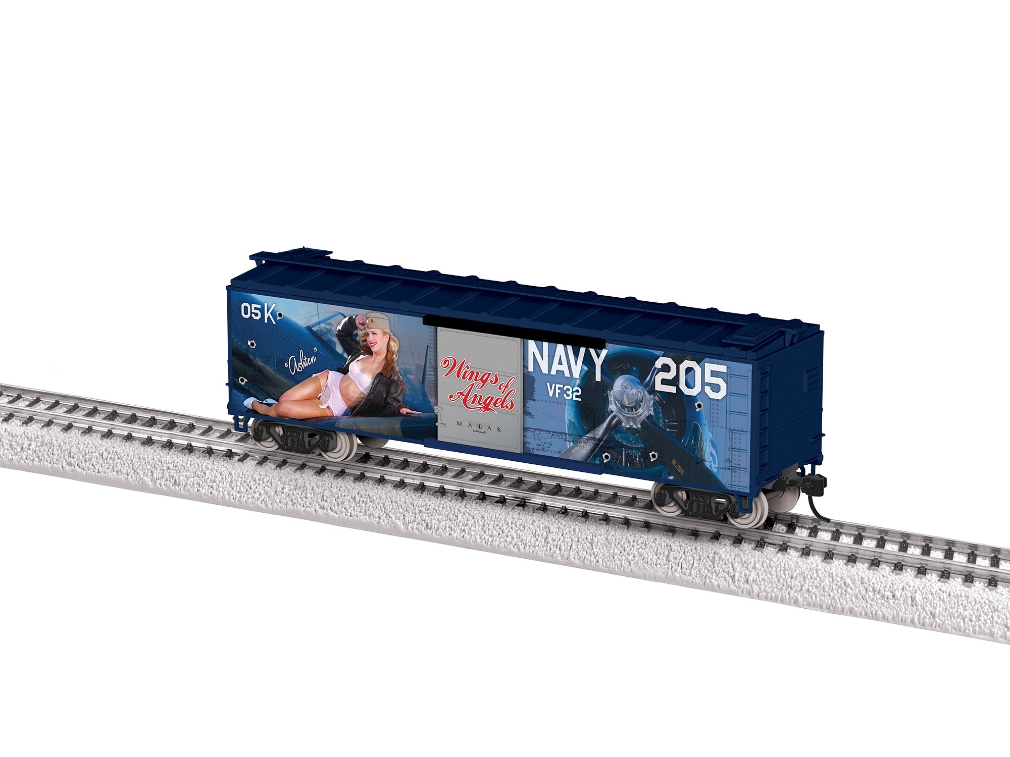 PREORDER Lionel HO 2554240 Ashten Goodenough Boxcar, US Navy Wings Of Angels
