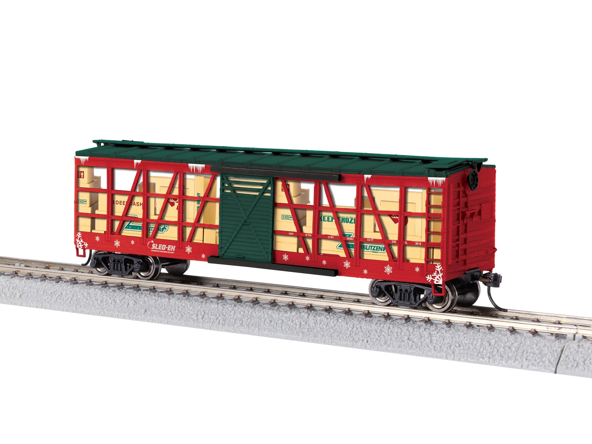 PREORDER Lionel HO 2554440 Delivery Transport, Christmas Sled-Ex