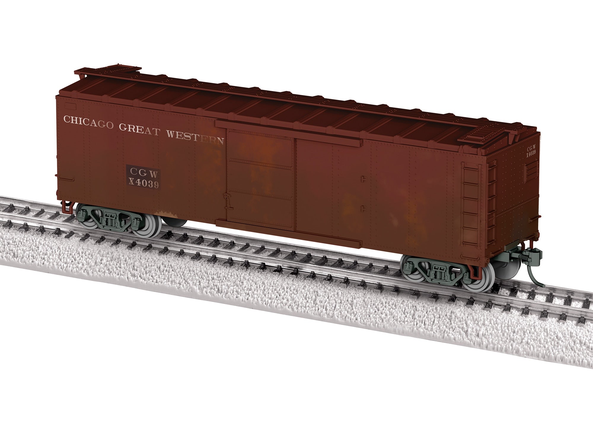 PREORDER Lionel HO 2554620 Weathered Boxcar, Chicago Great Western #X4039