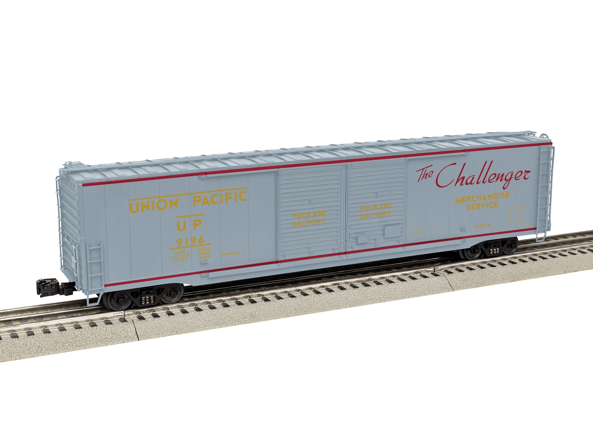 PREORDER Lionel O 2626072 3-Rail Pullman-Standard PS-1 60' Double-Door Boxcar, Union Pacific #9196