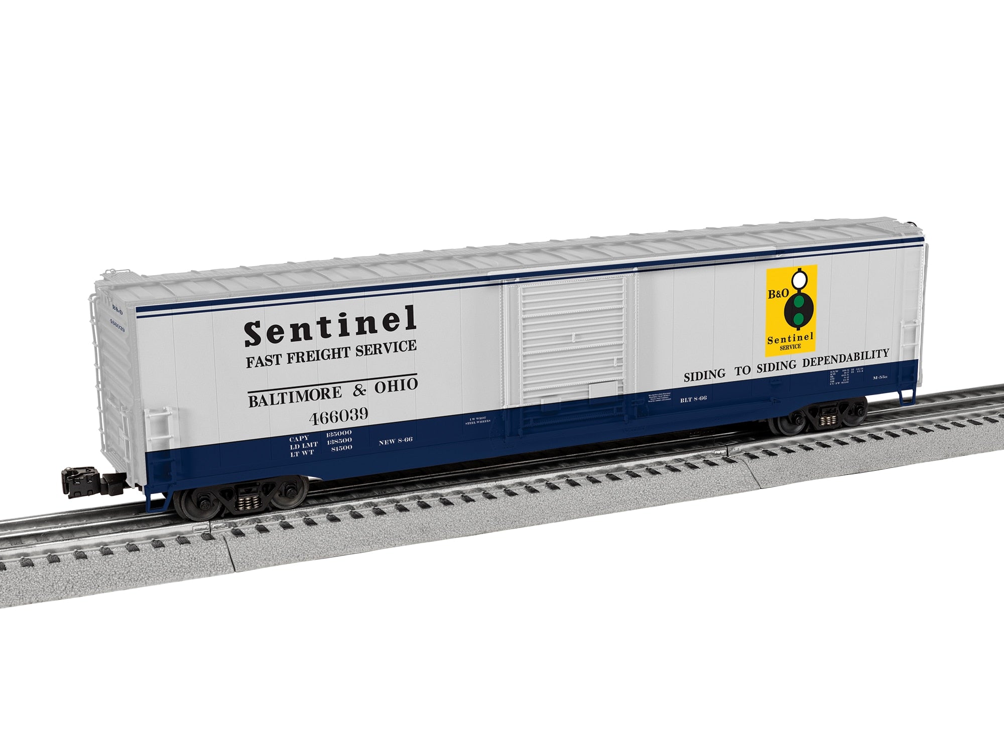 PREORDER Lionel O 2626092 3-Rail Pullman-Standard PS-1 60' Single-Door Boxcar, Baltimore & Ohio #466039