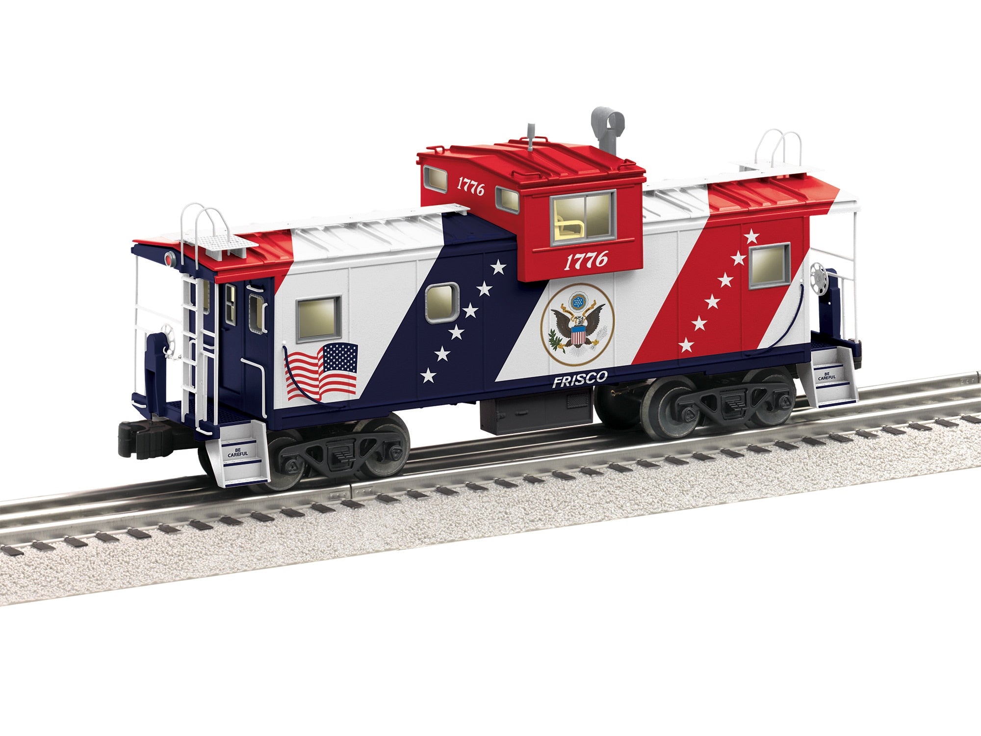 PREORDER Lionel O 2626300 3-Rail Wide-Vision Caboose, St. Louis-San Francisco #1776