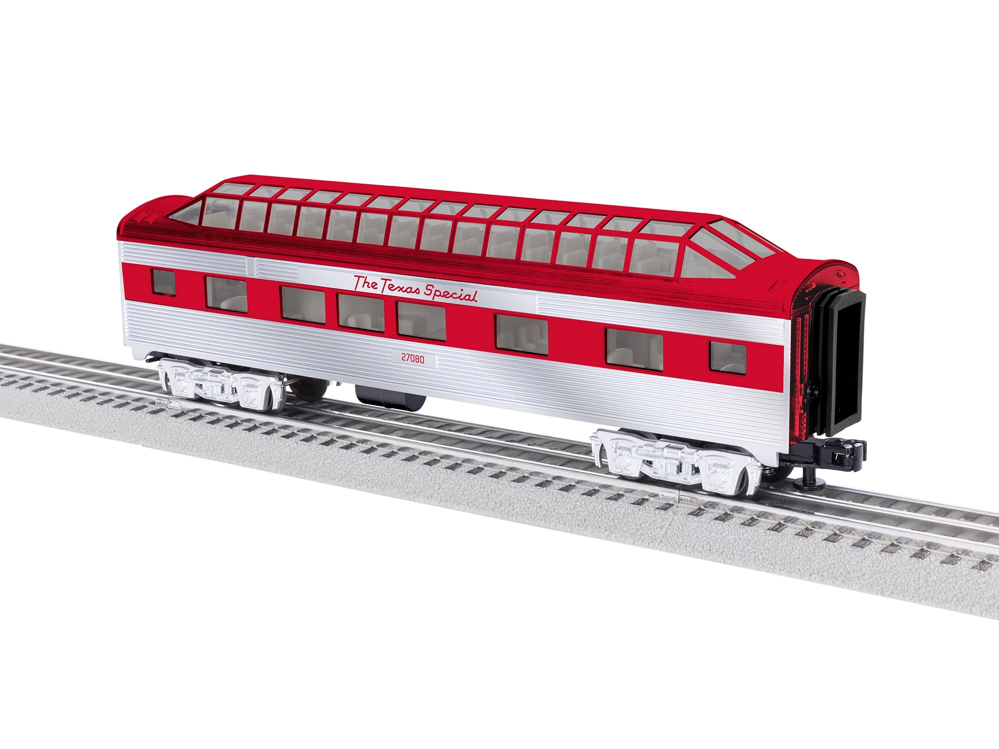 PREORDER Lionel O 2627080 Full Vista Dome Car, Texas Special #27080