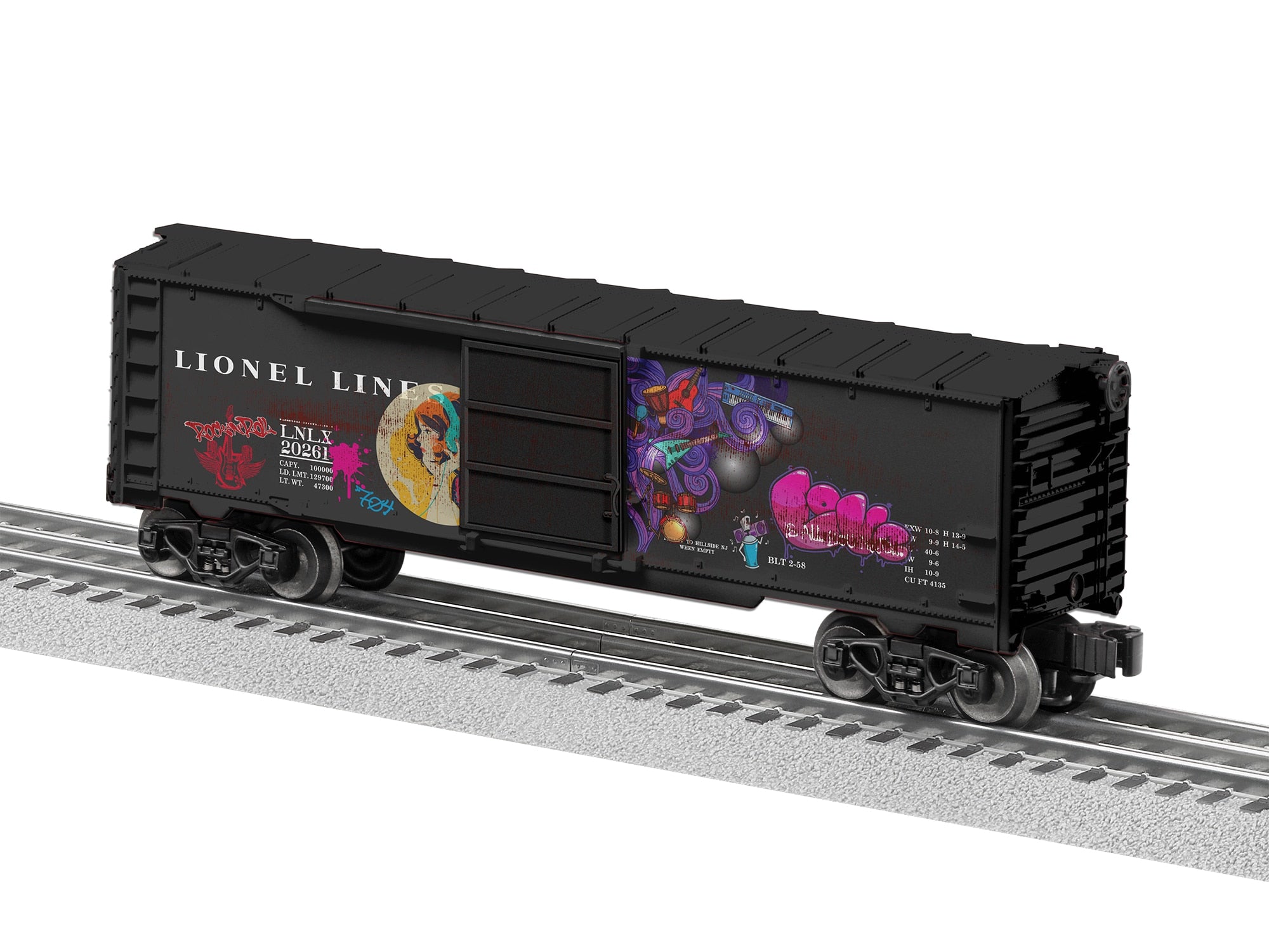 PREORDER Lionel O 2628060 Bluetooth Speaker Boxcar, Lionel Lines Graffiti