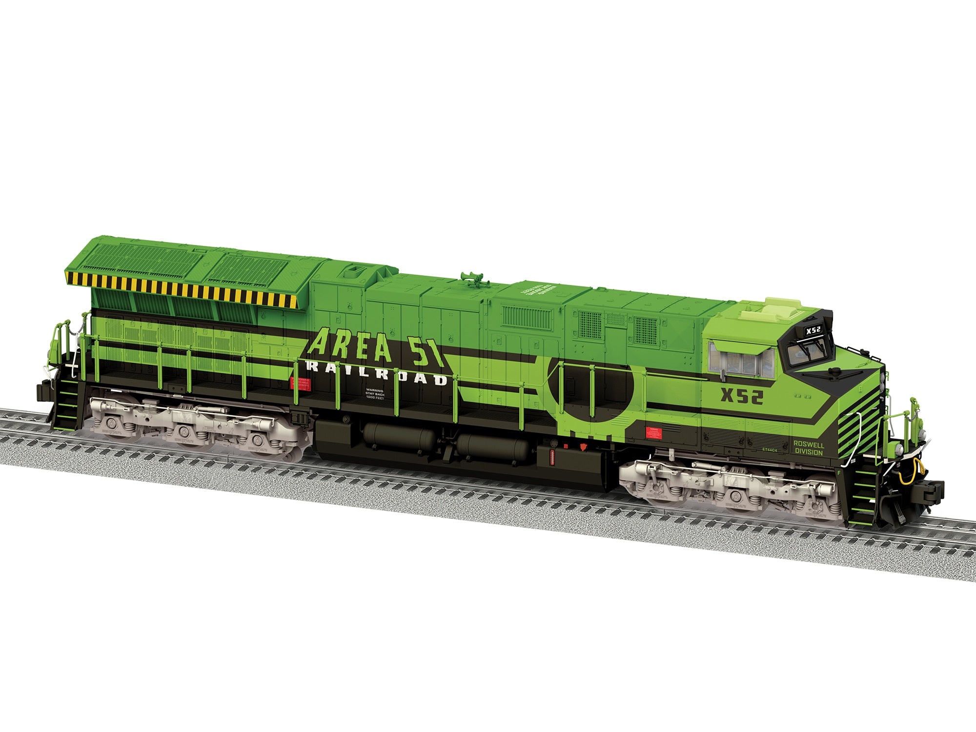 PREORDER Lionel O 2633012 Legacy ET44 Diesel Locomotive, Area 51 #X52 (DCC & Sound Equipped)