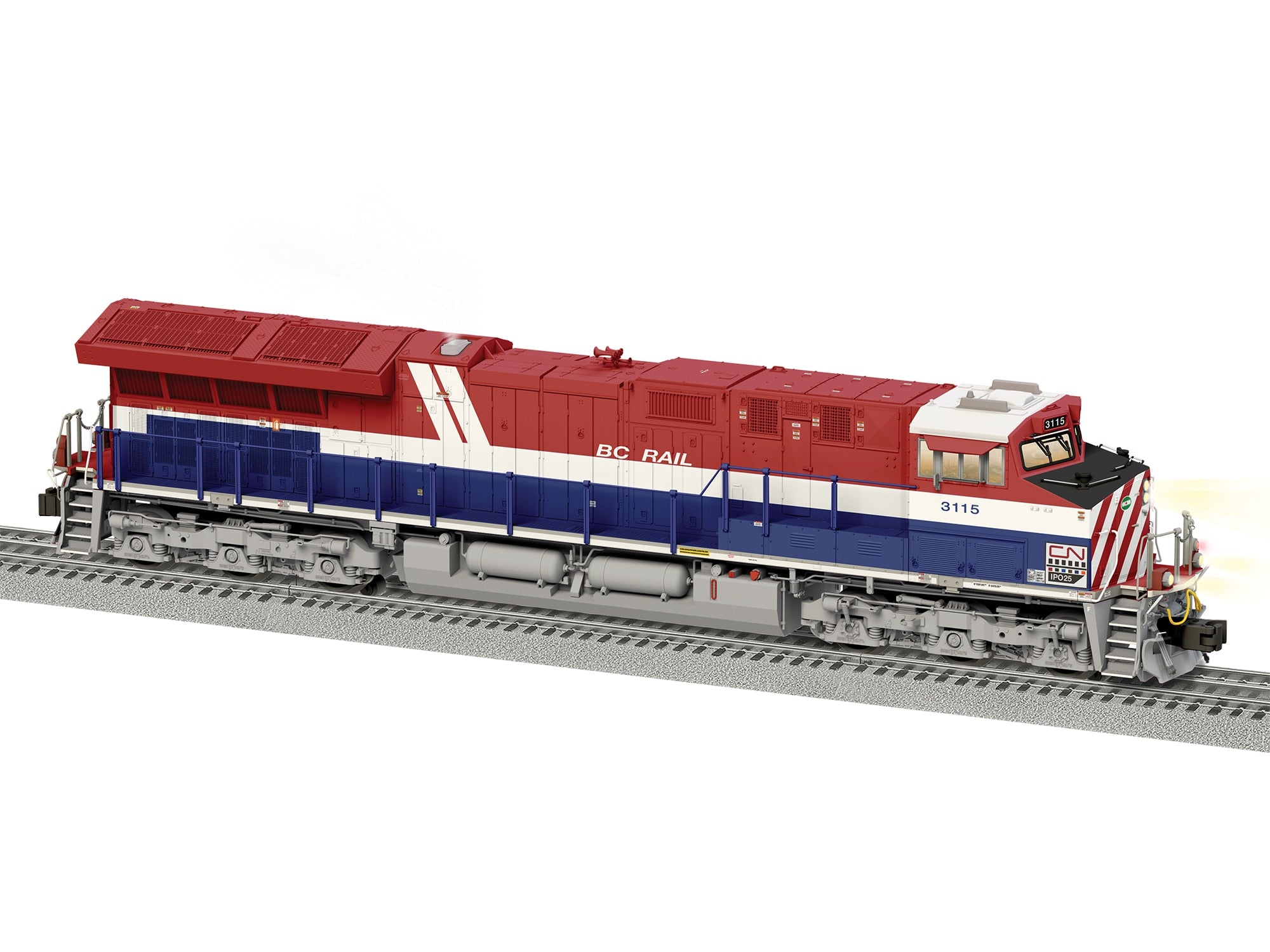 PREORDER Lionel O 2633031 Legacy ET44 Diesel Locomotive, British Columbia #3115 (DCC & Sound Equipped)