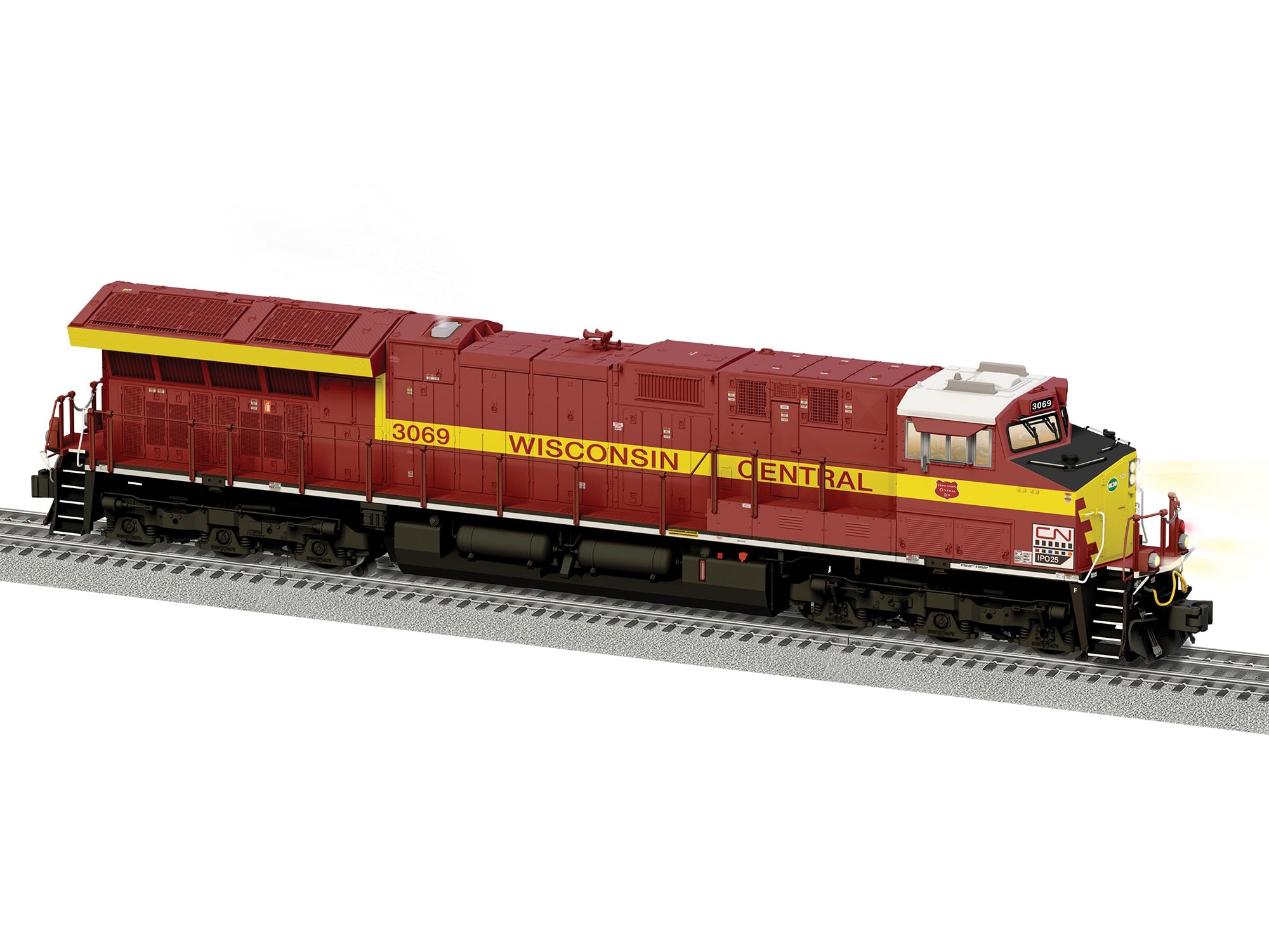 PREORDER Lionel O 2633061 Legacy ET44 Diesel Locomotive, Canadian National/Wisconsin Central #3069 (DCC & Sound Equipped)