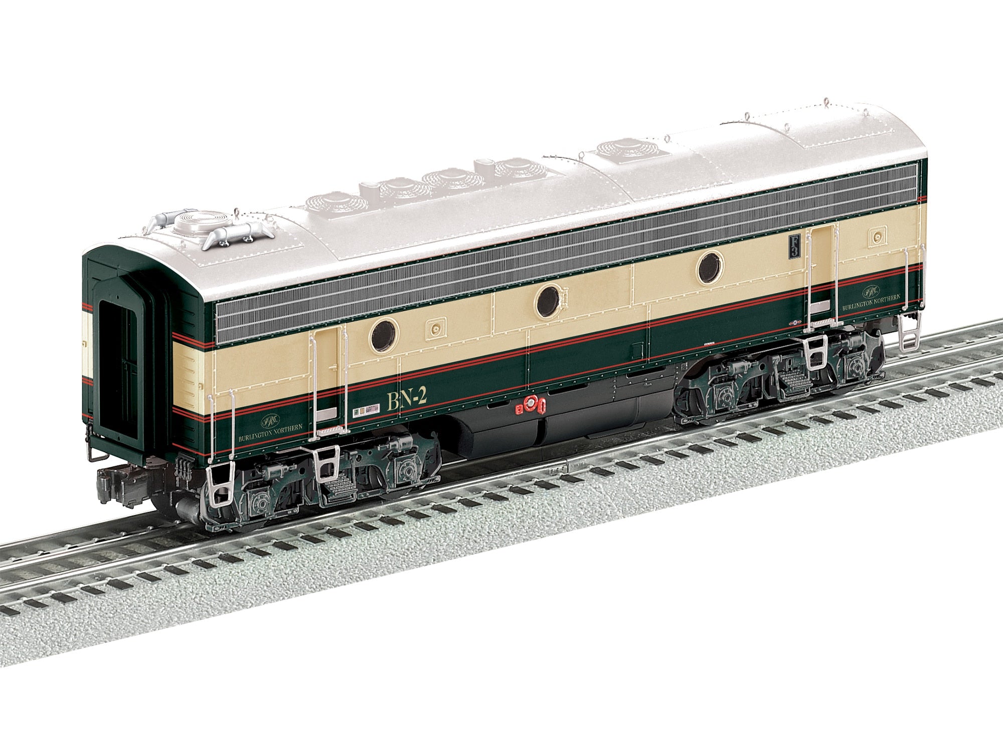 PREORDER Lionel O 2633329 SuperBass F9B Diesel Locomotive, Burlington Northern #2 (DCC & Sound Equipped)