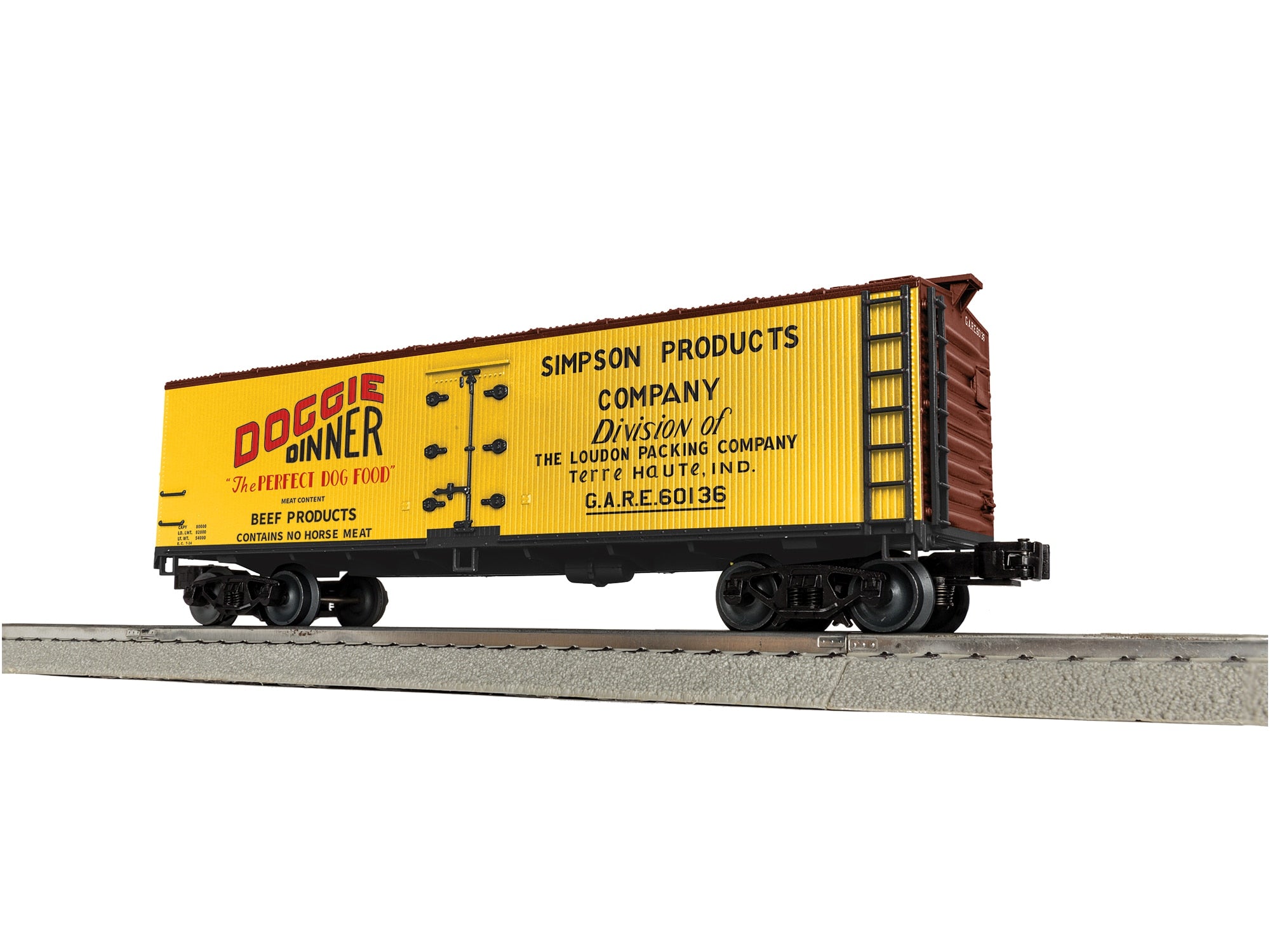 PREORDER Lionel O 2642012 Woodside Reefer, Doggie Dinner #60136