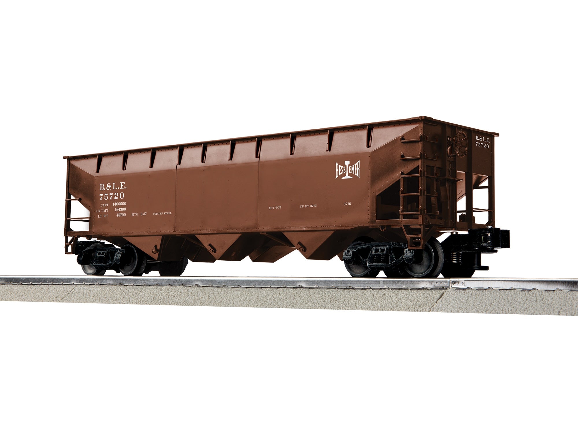 PREORDER Lionel O 2642149 3 Bay AAR Hopper, Bessemer & Lake Erie #75270