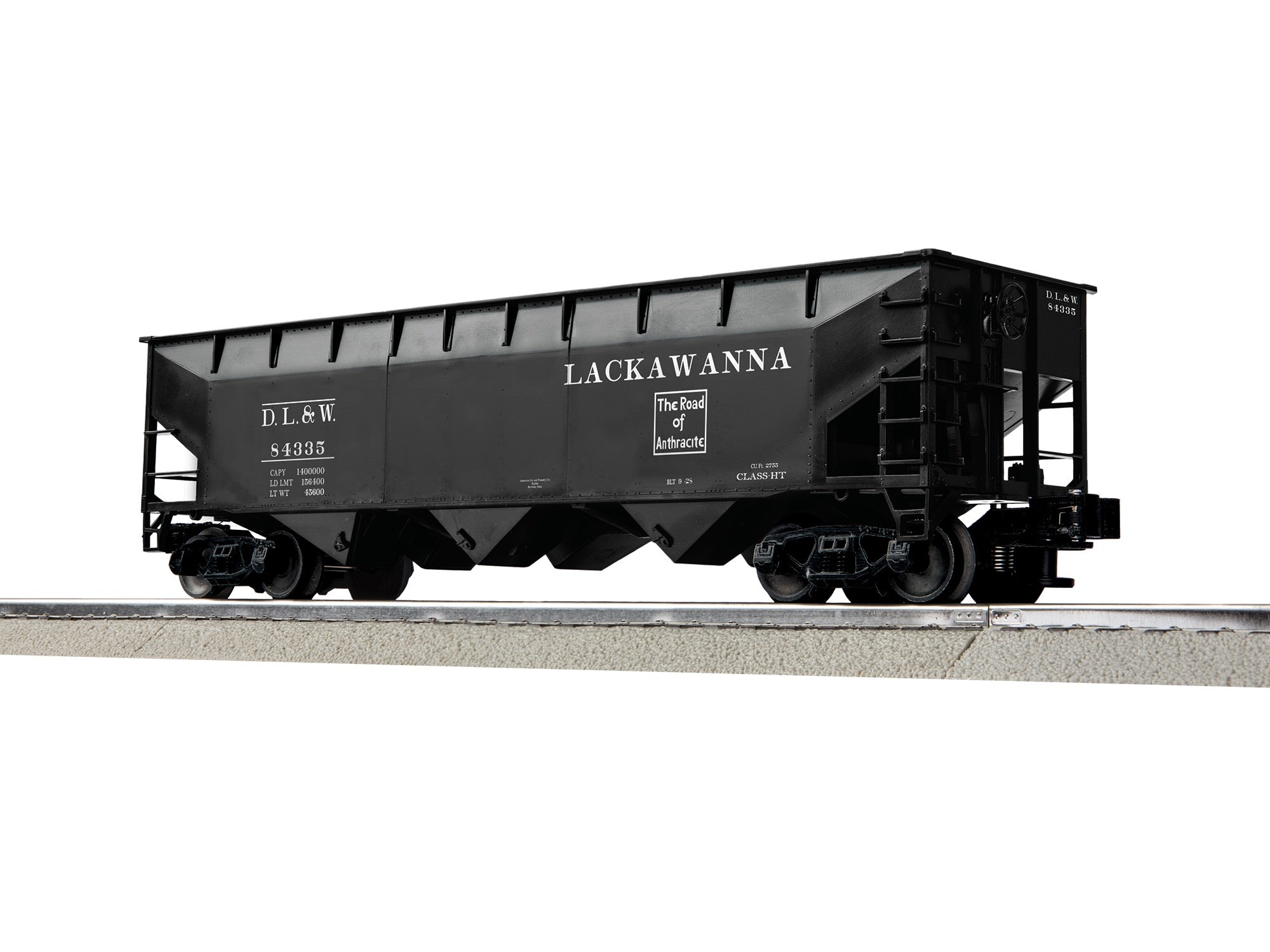 PREORDER Lionel O 2642169 3 Bay AAR Hopper, Lackawanna #84335