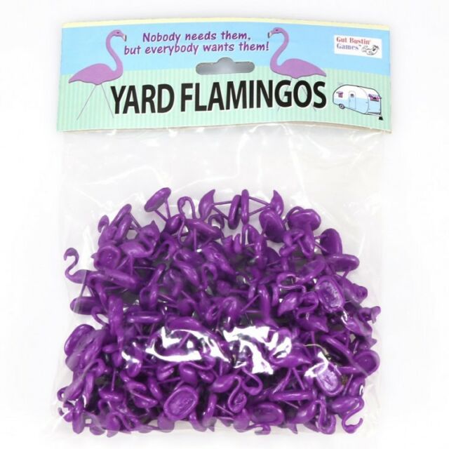 Trailer Park Wars!: Purple Yard Flamingos (100)