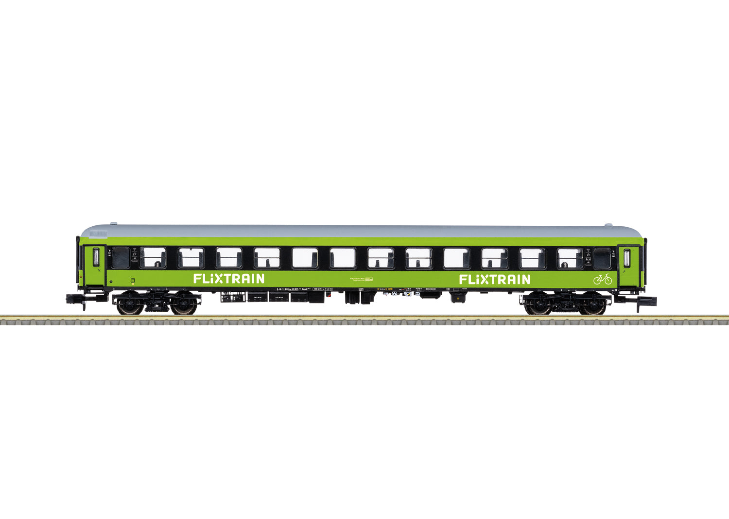 PREORDER Minitrix N 15797 FlixTrain Express Train Passenger Car, FlixTrain