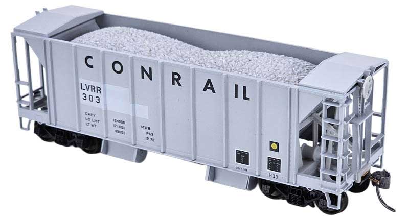 Bowser HO 31716 70-Ton 2 Bay Ballast Car Kits, Lehigh Valley Ex CR #303