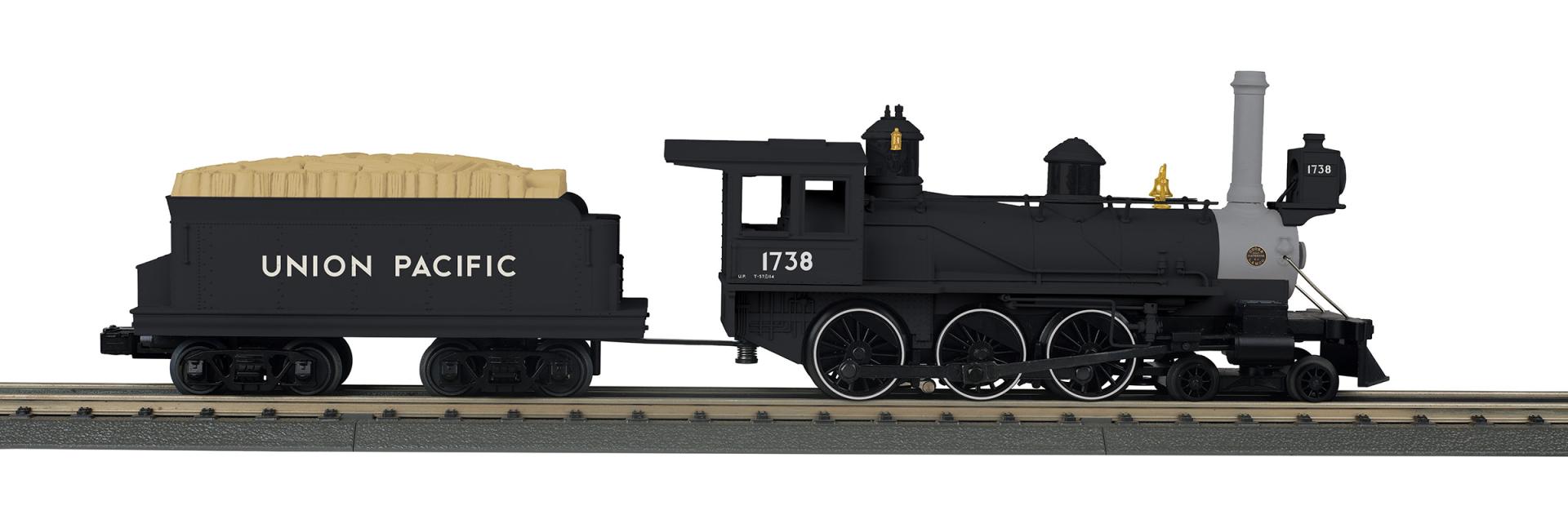 PREORDER MTH RailKing O 30-1914-1 4-6-0 Ten Wheeler Steam Engine, Union Pacific #1738 (ProtoSound 3.0 DCC & Sound Equipped)