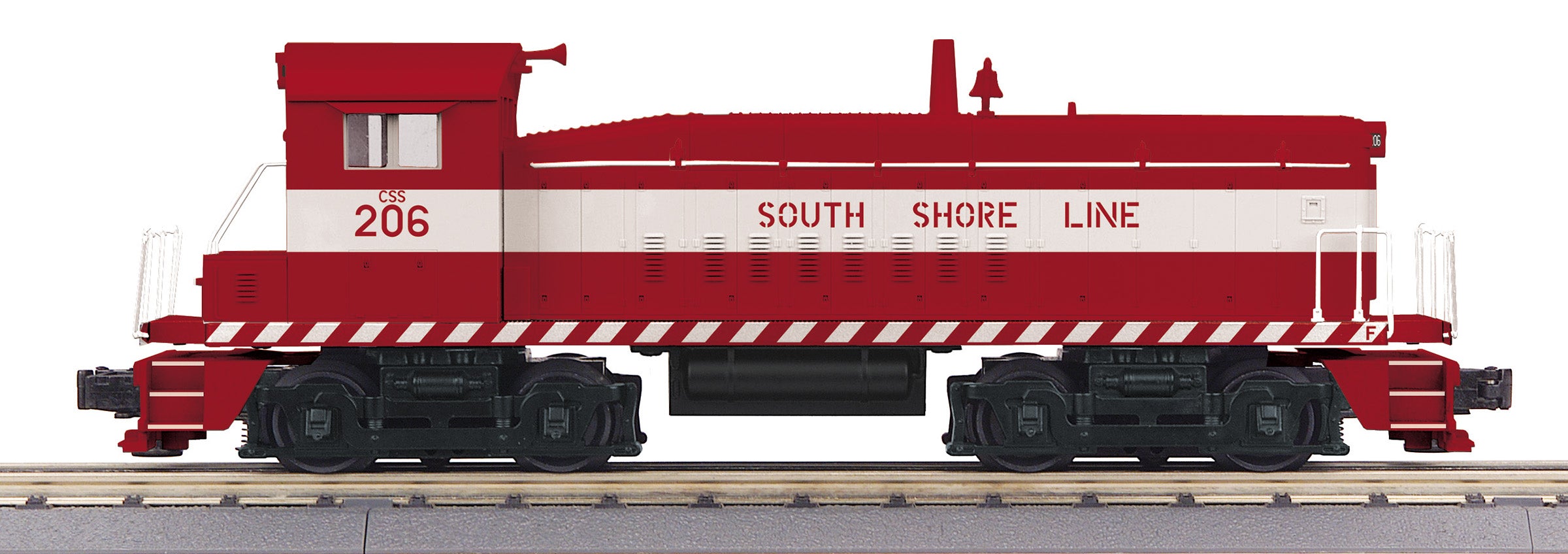 PREORDER MTH RailKing O 30-21301-1 SW-8 Switcher Diesel Engine, South Shore Line #206 (Proto-Sound 3.0 Equipped) | 381.25