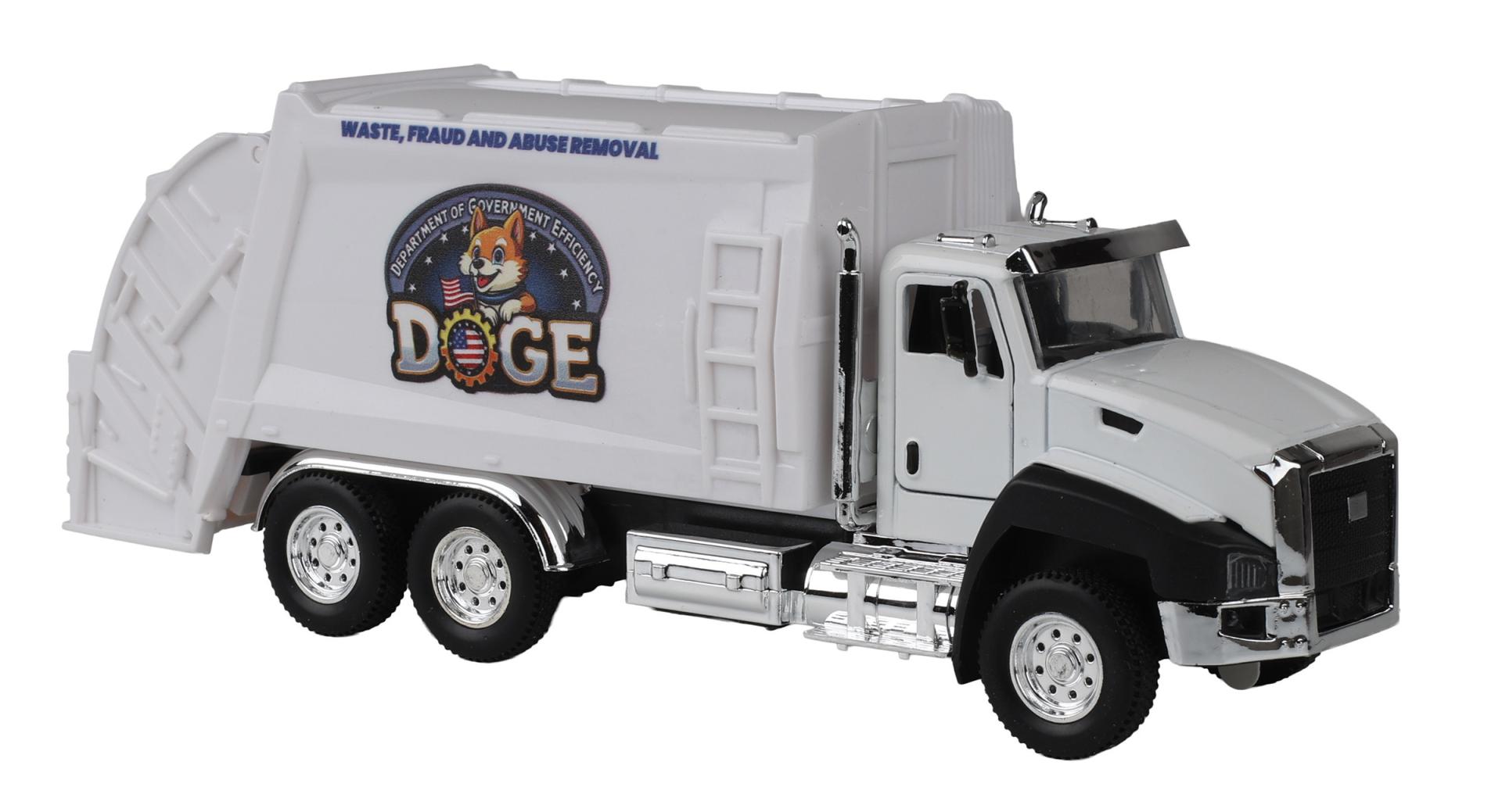 PREORDER MTH RailKing O 30-50126 Garbage Truck with Lights & Sound, DOGE