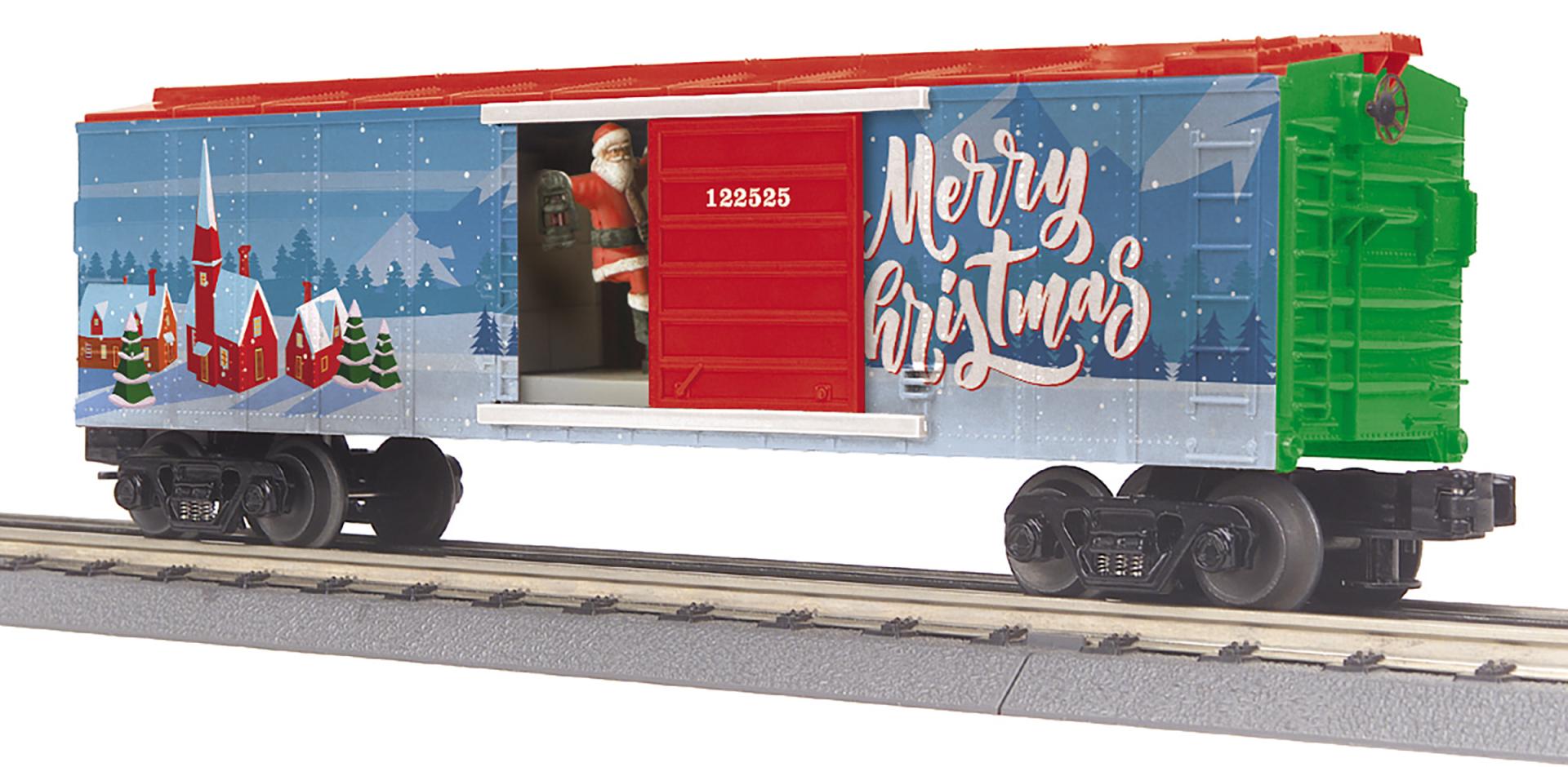 PREORDER MTH 30-71236 O Christmas Operating Box Car w/Santa