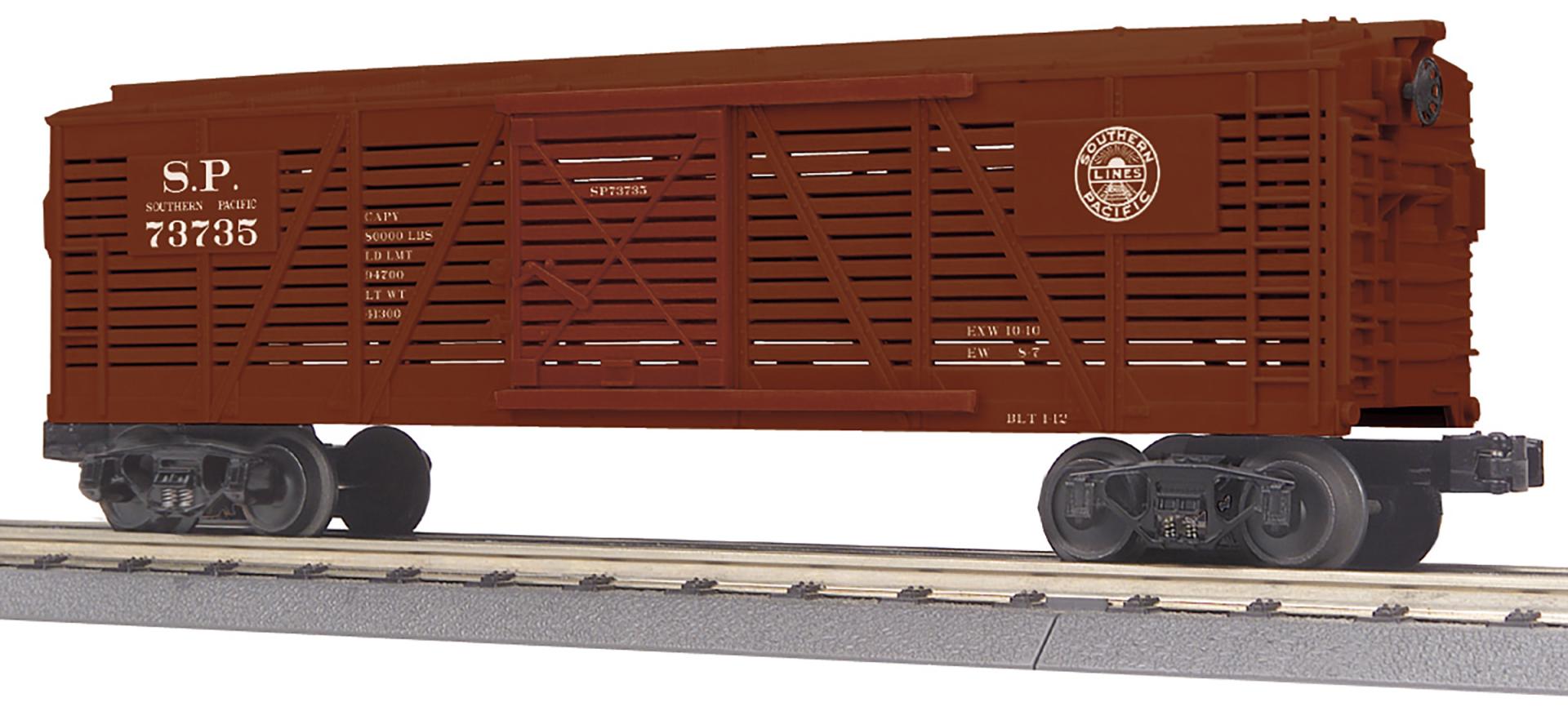 PREORDER MTH RailKing O 30-71276 Stock Car, Southern Pacific #73735