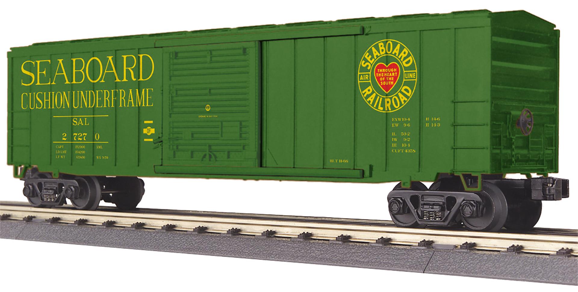 PREORDER MTH RailKing O 30-71292 50' Modern Box Car, Seaboard Air Line
