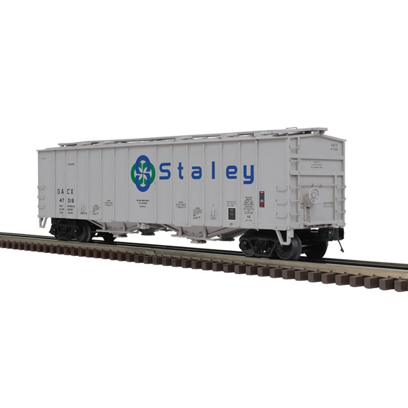PREORDER Atlas O 3001785 50' Airslide Covered Hopper, 3-Rail, Premier, Staley GACX