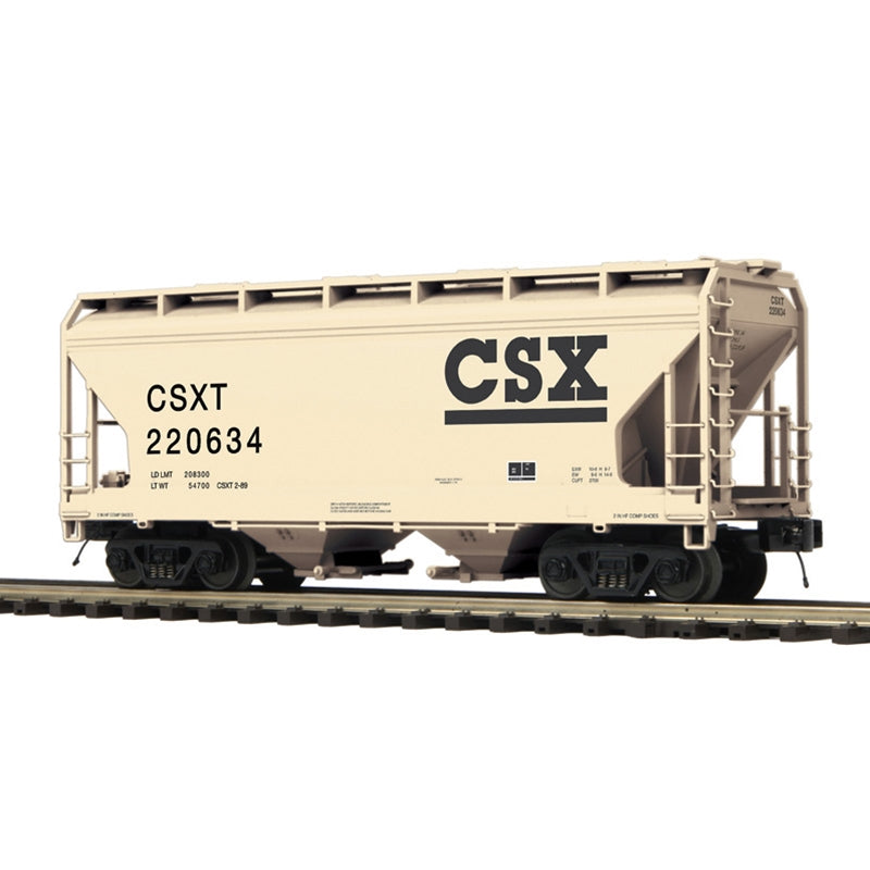 PREORDER Atlas O 3002889 2-Bay Centerflow Covered Hopper, 2-Rail, Premier, CSX