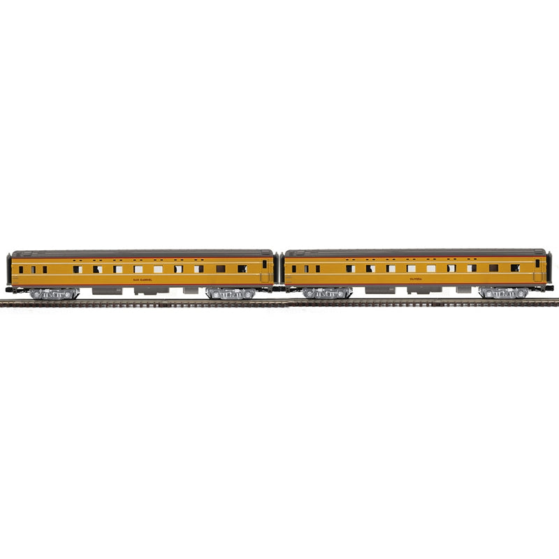 PREORDER Atlas Premier O 3001961 3-Rail 70' Streamlined Sleeper, Union Pacific San Gabriel/Olivera (2-Pack)